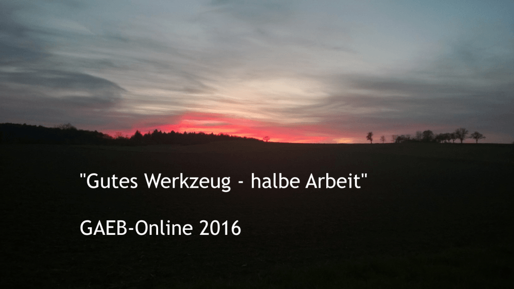 GAEB-Online 2016