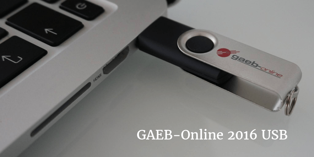 GAEB-Online 2016 USB