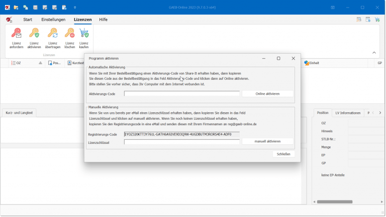 Achtung, geänderte Aktivierung – Update auf 9.7.0.3 erforderlich