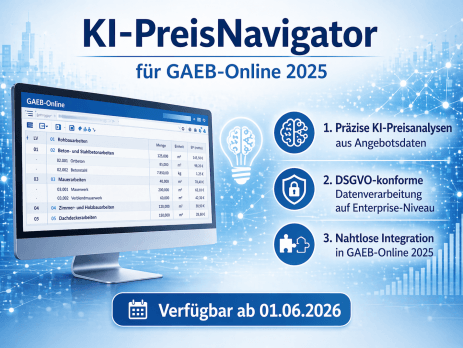KI-Preisanalyse für GAEB-Online 2025